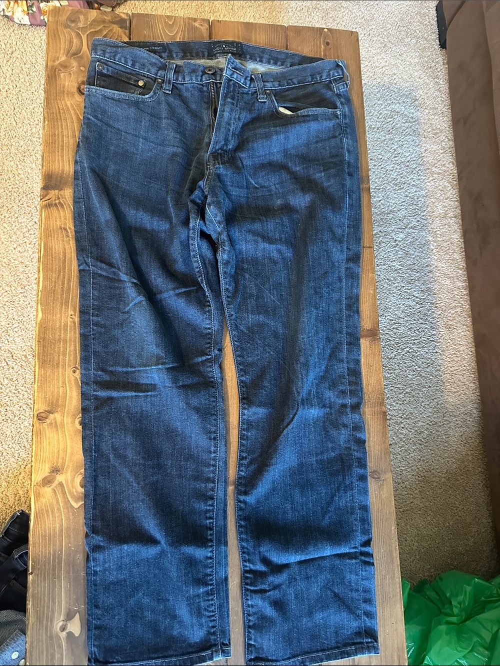 Lucky Brand Blue Denim Jeans Waist Label